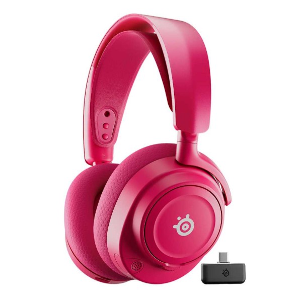 Фото - Гарнітура бездротова ігрова SteelSeries Arctis Nova 7P Gen 2 Wireless Magenta (61746)