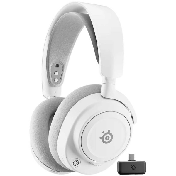Фото - Гарнитура беспроводная игровая SteelSeries Arctis Nova 7P Gen 2 Wireless White (61745)