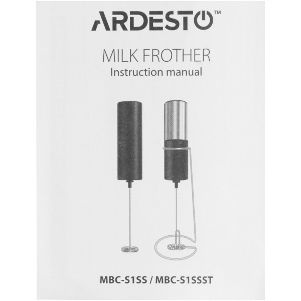 Фото - Модуль для збивання молока ARDESTO MBC-S1SS