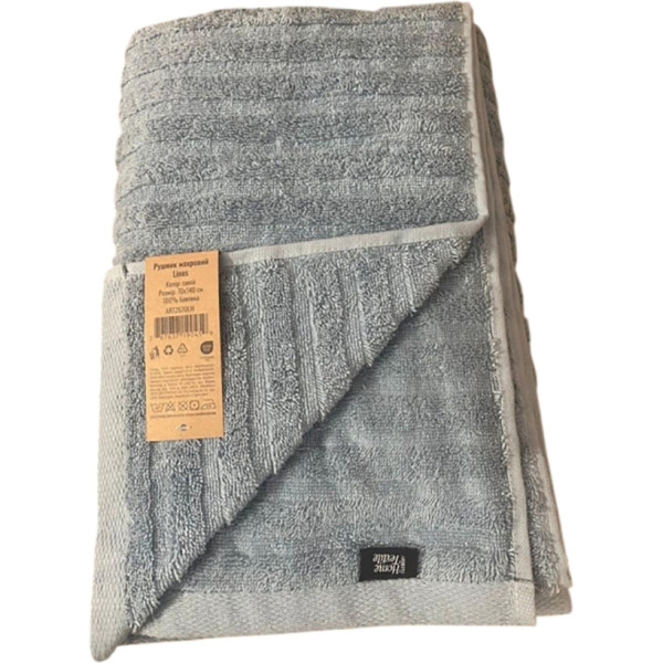 Фото - Рушник для обличчя Ardesto Lines 50х90с см синій (ART2650LW)