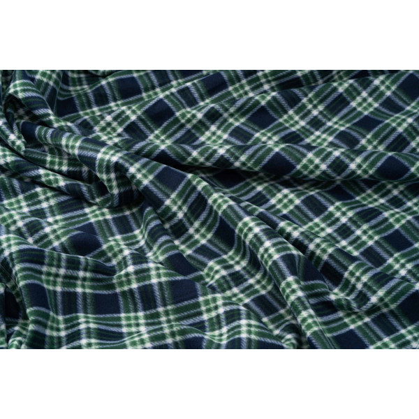 Фото - Плед полуторный Ardesto Fleece 160х200 см клетка зеленая (ART0702PB)