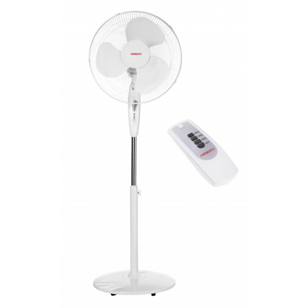 Фото - Уцінка - Вентилятор підлоговий Ardesto FN-R1608RW White с ПДУ #