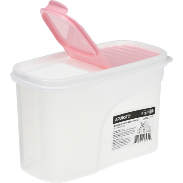 Фото - Емкость для сыпучих Ardesto Fresh 1.2 л (AR1212PP)