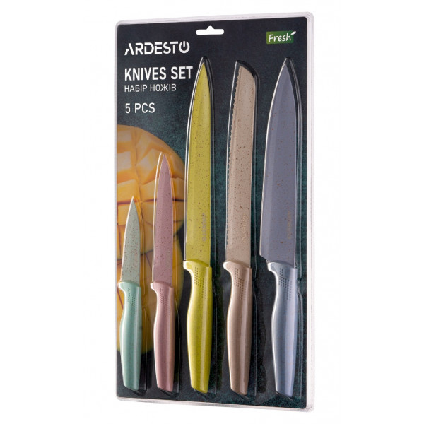 Фото - Набір ножів Ardesto Fresh 5 пр. (AR2105FR)