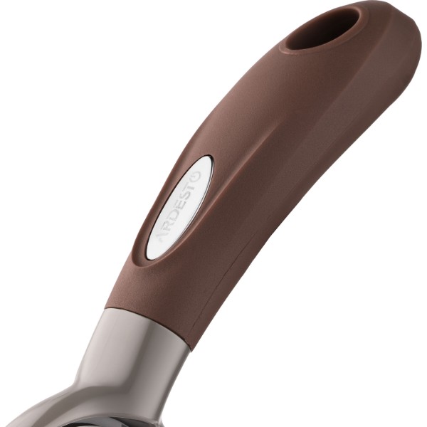 Фото - Ніж для піци ARDESTO Gemini 20 см Gray/Brown (AR2158PG)