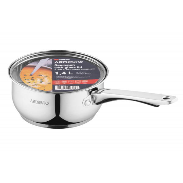 Фото - Ківш Ardesto Gemini Gourmet 1.4 л (AR1914GSS)