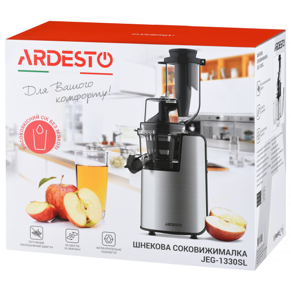 Фото - Соковитискач шнековий Ardesto JEG-1330SL