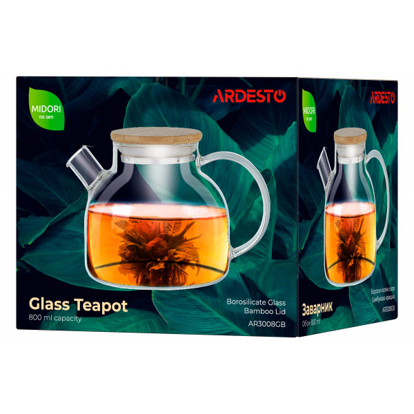 Фото - Чайник заварювальний Ardesto Midori 800 мл (AR3008GB)