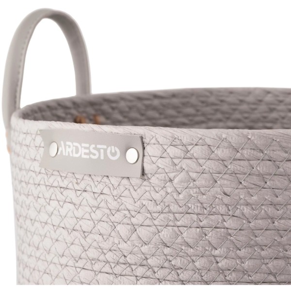 Фото - Корзина для хранения ARDESTO Minimalism 28х28х22 см Gray (ARHC2507RG)