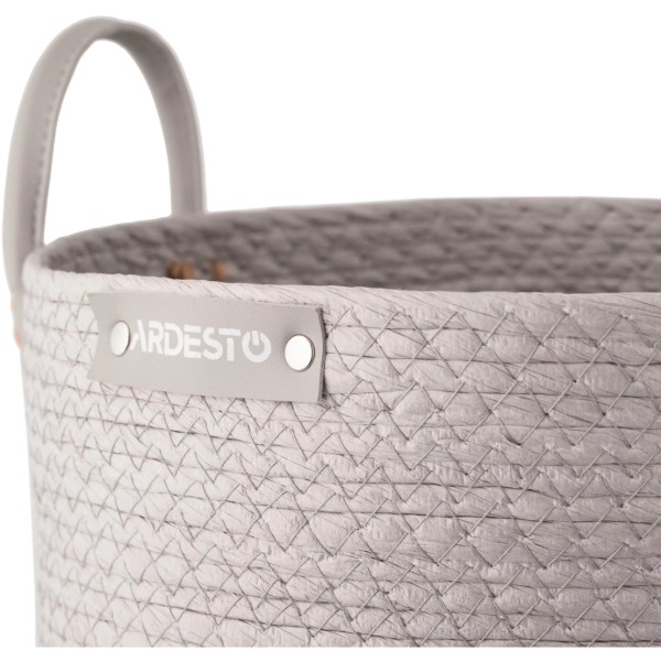 Фото - Корзина для хранения ARDESTO Minimalism 35х35х27 см Gray (ARHC2508RG)