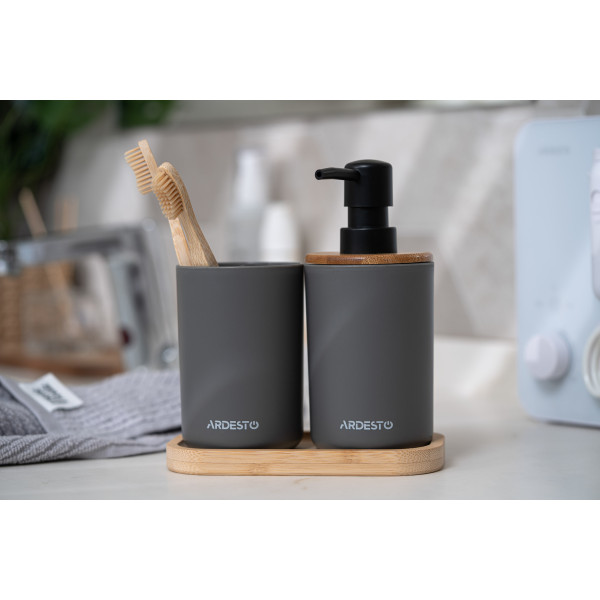 Фото - Дозатор для мила Ardesto Minimalism 360 мл 3 пр. (ARHB3110GB)