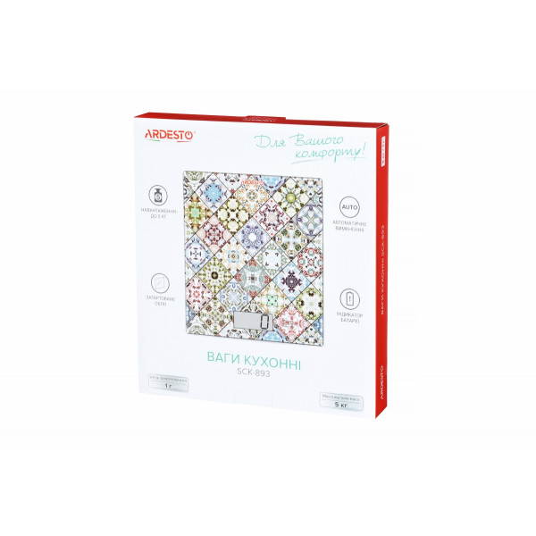 Фото - Весы кухонные Ardesto SCK-893