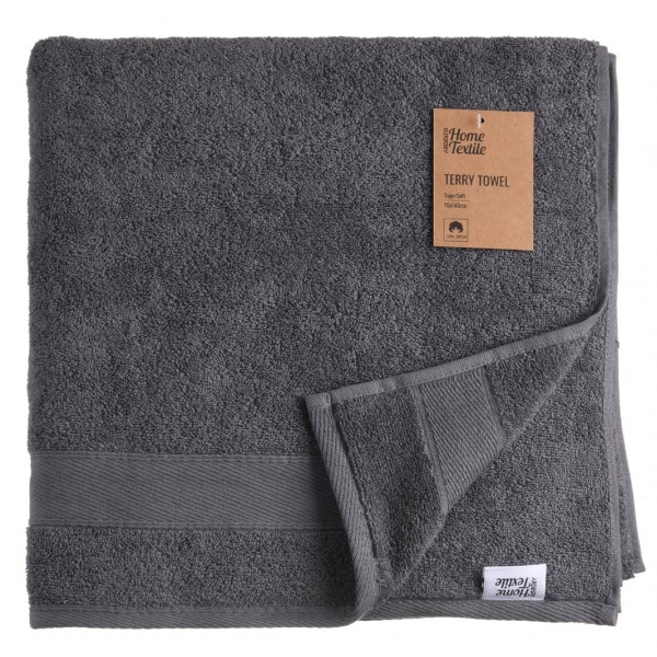 Фото - Полотенце банное ARDESTO махровое SuperSoft графит 70х140 см (ART2270MC)