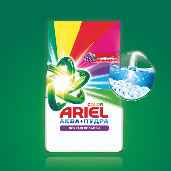 Фото - Стиральный порошок Ariel Аква-Пудра Color 4.05 кг (8006540536919)