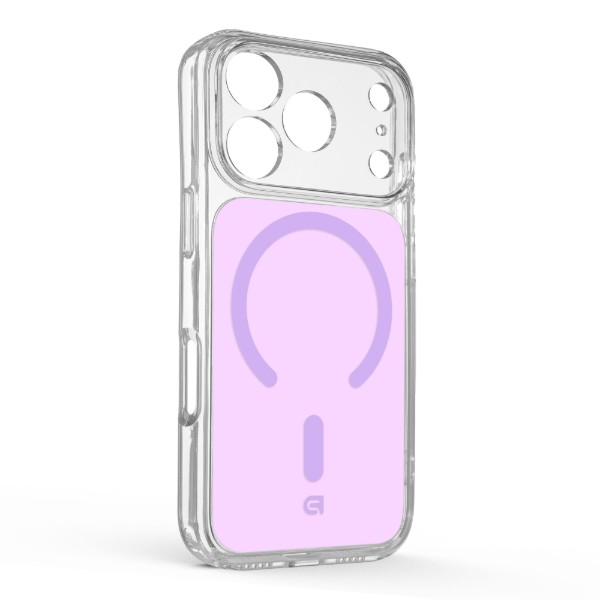 Фото - Чехол для смартфона Armorstandart Clear Hybrid MagCase for Apple iPhone 18 Pro / 17 Pro Lavender (ARM91745)