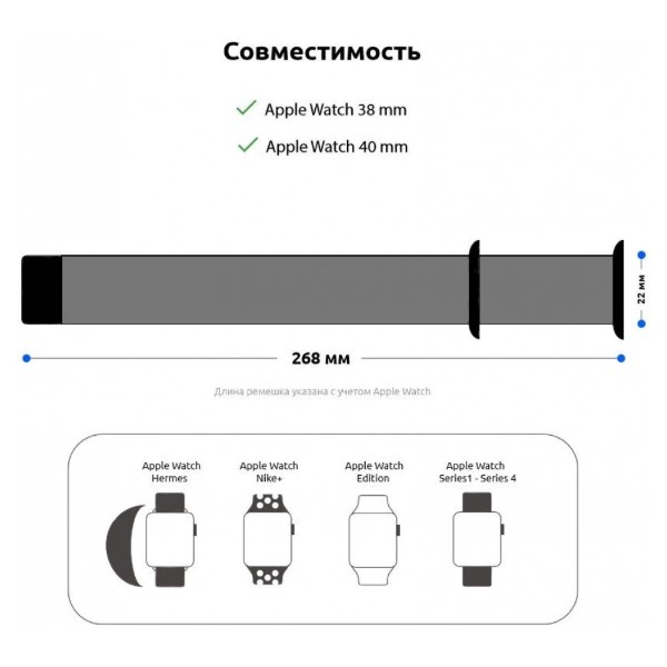 Фото - Ремешок для смарт-часов ArmorStandart Sport Band (3 Straps) for Apple Watch 42 (Series 11-10)/41/40/38 Grey (ARM51941)