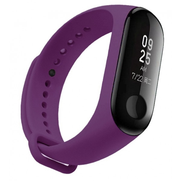 Фото - Ремінець для фітнес-браслету Armorstandart Xiaomi Mi Band 4/3 Purple (ARM52079)