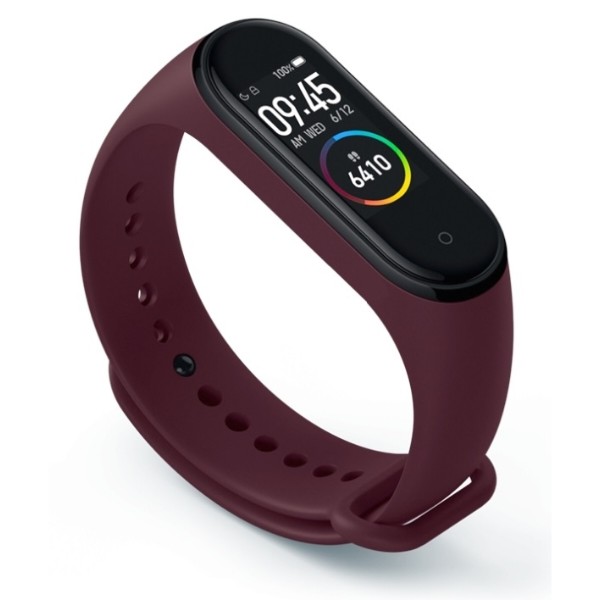 Фото - Ремінець для фітнес-браслету Armorstandart Xiaomi Mi Band 4/3 Marsala (ARM55110)