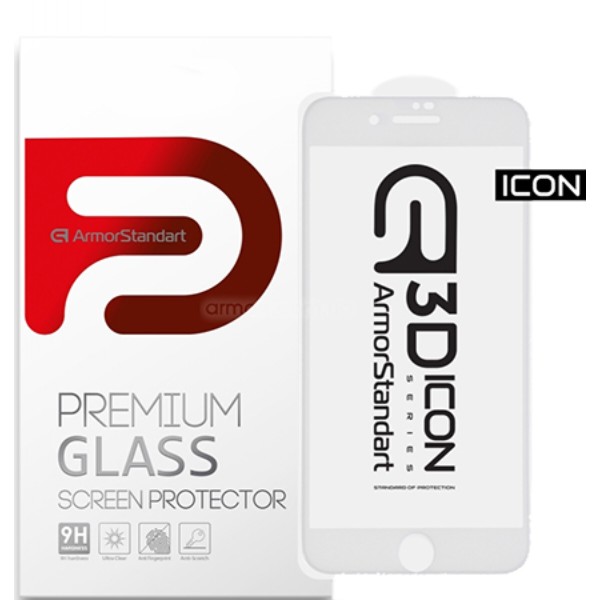 Фото - Захисне скло для смартфону Armorstandart Icon 3D for Apple iPhone 8 Plus/7 Plus White (ARM55983-GI3D-WT)