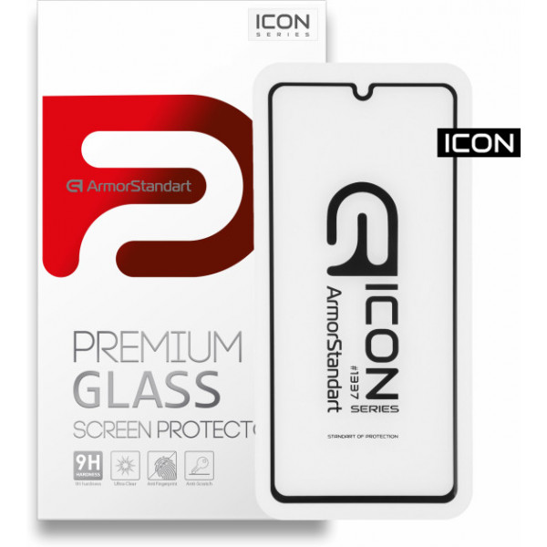 Фото - Захисне скло Armorstandart Icon for Samsung Galaxy A41 SM-A415 Black, 0.33mm (ARM56242-GIC-BK)