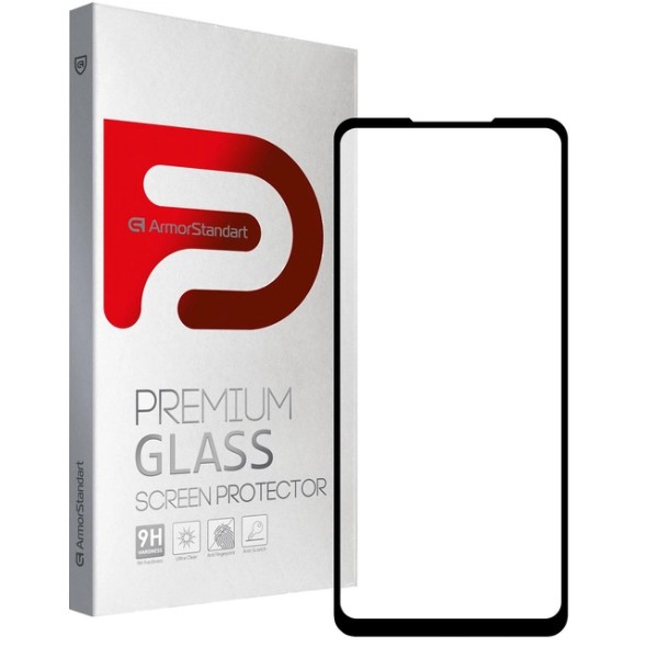 Фото - Захисне скло для смартфону Armorstandart Full Glue for Samsung A21s (A217) Black (ARM56261-GFG-BK)