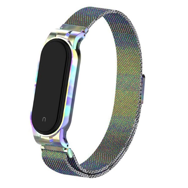 Фото - Ремінець для фітнес-браслету Armorstandart Milanese Magnetic Band for Xiaomi Mi Band 5 Rainbow (ARM56851)