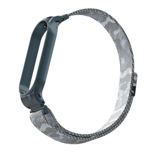 Фото - Ремінець для фітнес-браслету Armorstandart Milanese Magnetic Band for Xiaomi Mi Band 5 Khaki White (ARM56857)