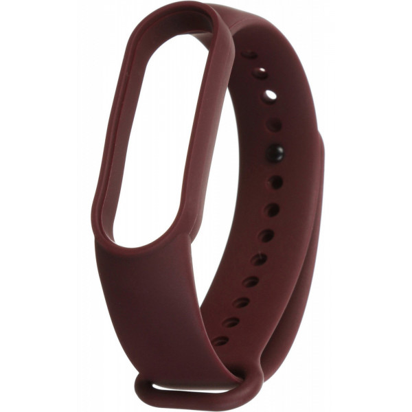 Фото - Ремінець для фітнес-браслету Armorstandart Xiaomi Mi Band 5 Marsala (ARM57000)