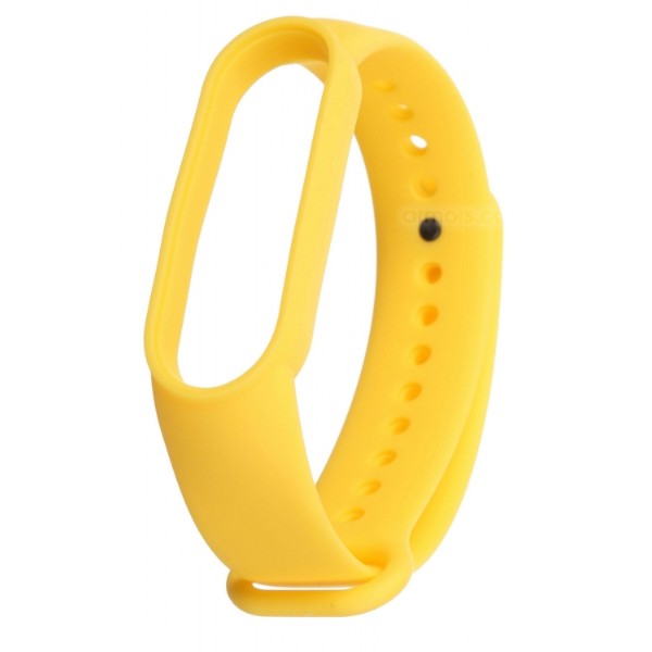 Фото - Ремінець для фітнес-браслету Armorstandart Xiaomi Mi Band 5 Yellow (ARM57007)