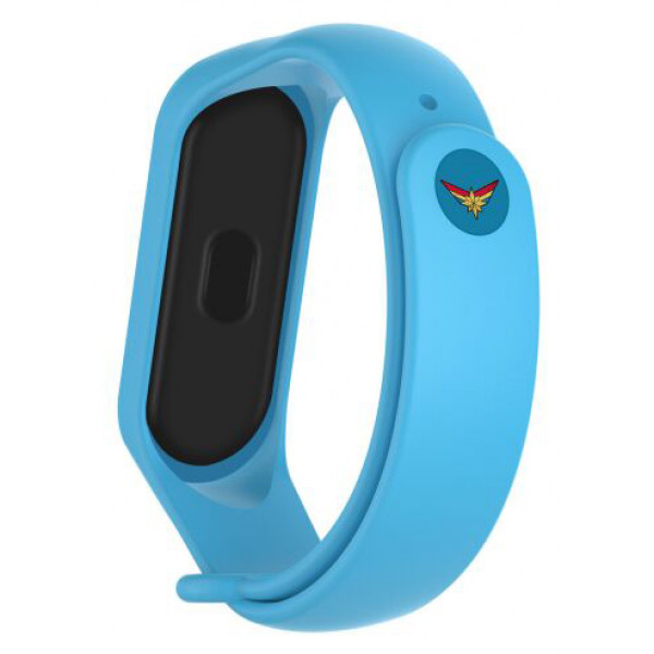 Фото - Ремешок для фитнес-браслета Armorstandart Superhero Edition for Xiaomi Mi Band 7/6/5 Captain Marvel Blue (ARM57075)