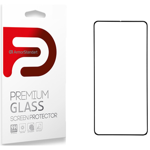 Фото - Захисне скло для смартфону Armorstandart Full Glue Curved for Huawei Mate 40 Pro+ Black (ARM57617)