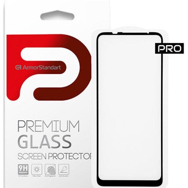 Фото - Захисне скло для смартфону Armorstandart Pro for Motorola Moto G9 Power Black (ARM57785)