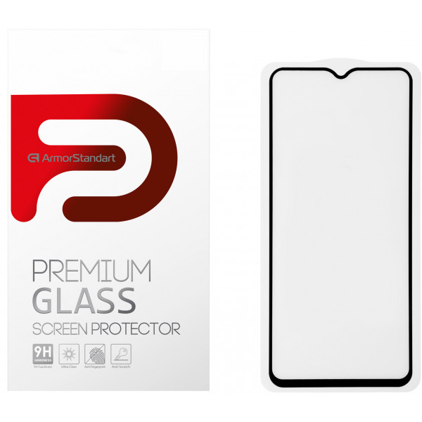 Фото - Захисне скло для смартфону Armorstandart for Tecno Pop 4 Pro (BC3) Black Full Glue (ARM58130)