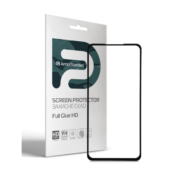 Фото - Защитное стекло для смартфона Armorstandart for Huawei P40 Lite Black Full Glue HD Black (ARM58289)