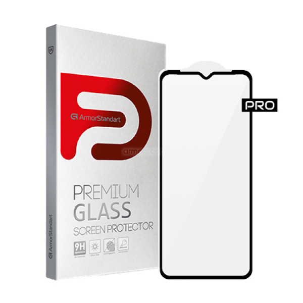 Фото - Защитное стекло для смартфона Armorstandart Pro for Nokia С20 Black 0.33mm (ARM58809)