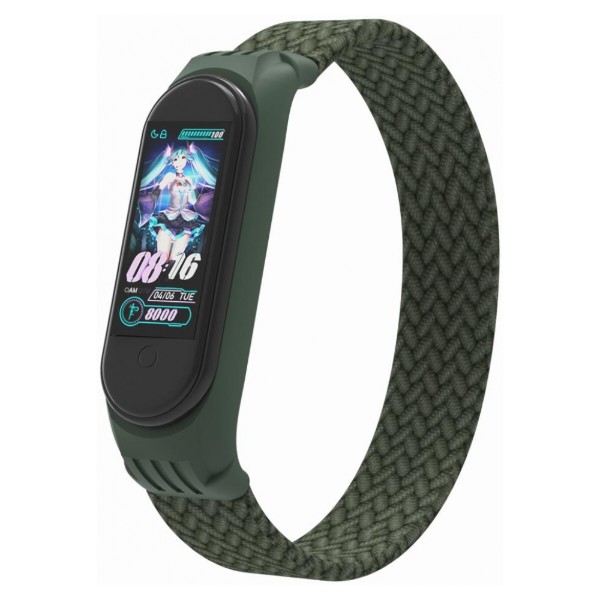 Фото - Ремінець для фітнес-браслету Armorstandart Braided Solo Loop for Xiaomi Mi Band 7/6/5/4 Khaki size S (ARM59180)