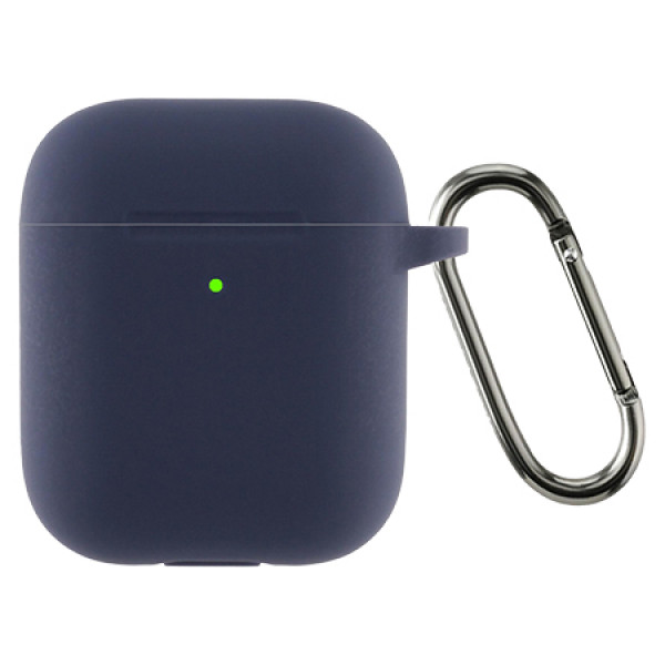 Фото - Чохол для навушників Armorstandart Ultrathin Silicone Case With Hook for Apple AirPods 2 Dark Blue (ARM59681)