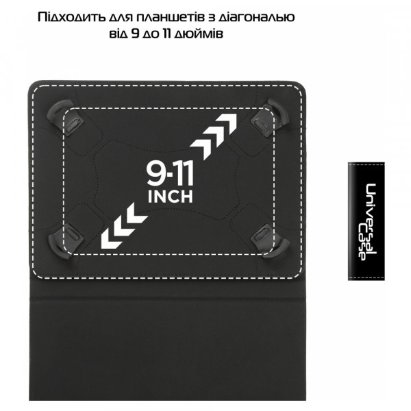 Фото - Чехол для планшета Armorstandart Silicone Hooks 10 Black (ARM59078)