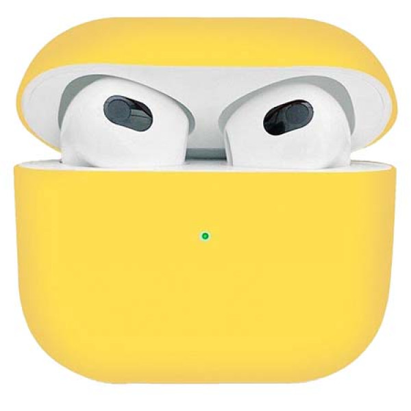 Фото - Чехол для наушников Armorstandart Ultrathin Silicone Case for Apple AirPods 3 Mellow Yellow (ARM60300)
