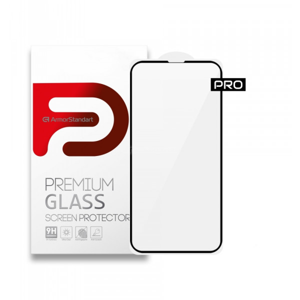 Фото - Захисне скло для смартфона Armorstandart Pro for Apple iPhone 13 Pro Max Black, 0.33mm, 3D (ARM60265)