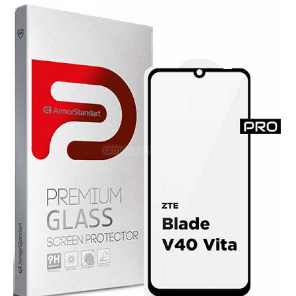 Фото - Захисне скло для смартфону Armorstandart Pro for ZTE Blade V40 Vita Black (ARM63120)