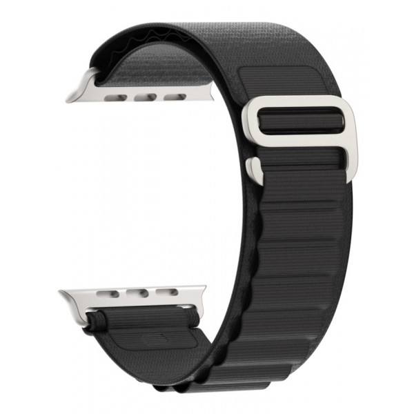 Фото - Ремінець для смарт-годинника Armorstandart Alpina Band for Apple Watch 38mm/40mm/41mm Black (ARM64976)