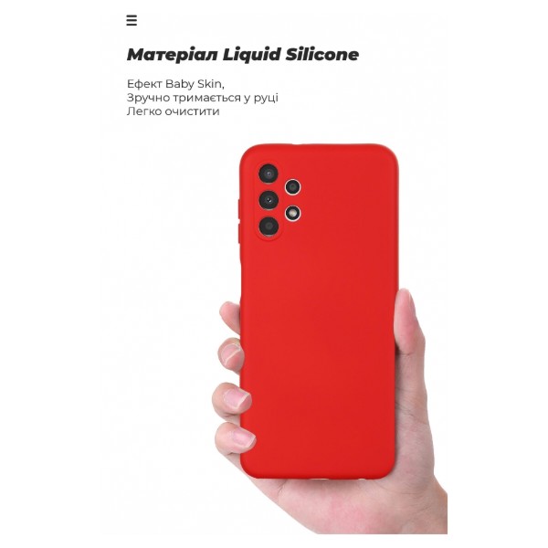 Фото - Чохол для смартфону Armorstandart ICON Case for Samsung A13 4G (A135) Camera cover Red (ARM62667)