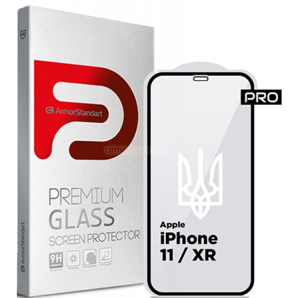 Фото - Захисне скло для смартфону Armorstandart Pro 3D LE for Apple iPhone 11 / XR Black (ARM65653) Фото - Захисне скло для смартфону Armorstandart Pro 3D LE for Apple iPhone 11 / XR Black (ARM65653)