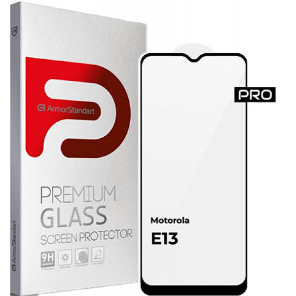 Фото - Защитное стекло для смартфона Armorstandart Pro for Motorola Moto E13 Black (ARM66133)