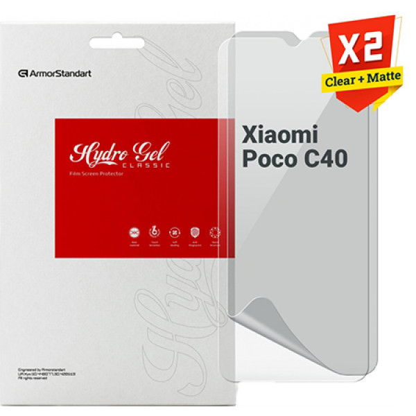 Фото - Защитная пленка для смартфона Armorstandart Clear + Matte for Xiaomi Poco C40 (ARM66856)