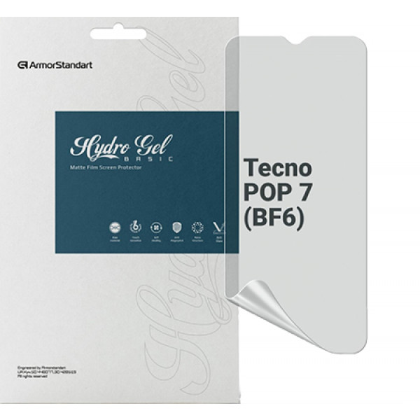 Фото - Захисна плівка для смартфону Armorstandart Matte for Tecno POP 7 (BF6) (ARM67790)