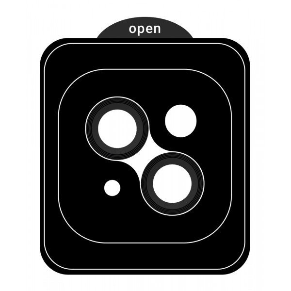 Фото - Захисне скло для смартфону Armorstandart для камери Pro for Apple iPhone 14 / 14 Plus Black (ARM68065)