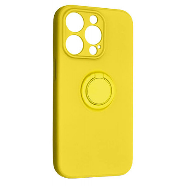 Фото - Чохол для смартфону Armorstandart Icon Ring for Apple iPhone 14 Pro Yellow (ARM68711)
