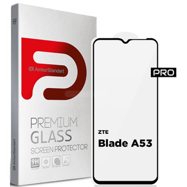 Фото - Захисне скло для смартфону Armorstandart Pro for ZTE Blade A53 Black (ARM68743)